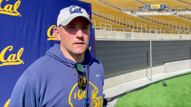 Cal offensive coordinator Mike Bloesch